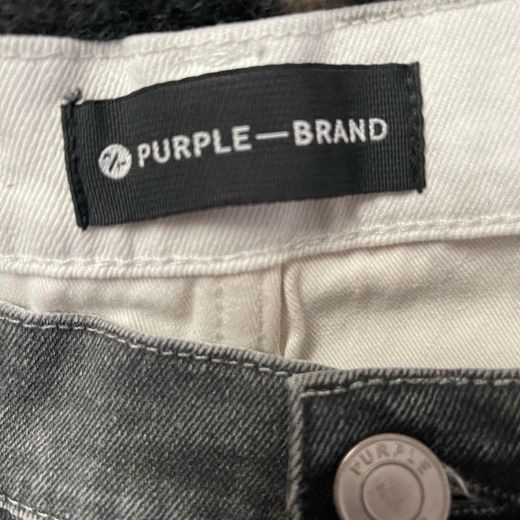 EUC Purple Brand Mens 33 black denim jeans - Picture 2 of 4